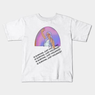 Survival - Bad Translation Surreal English Quote Kids T-Shirt